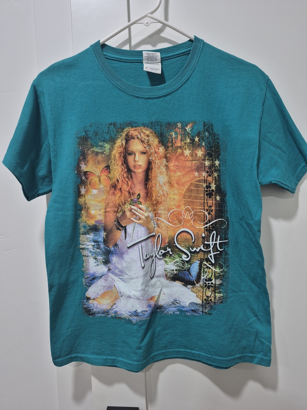 Vintage Rare Taylor Swift Debut Self Titled Album Tour T-Shirt 2007 Youth Medium